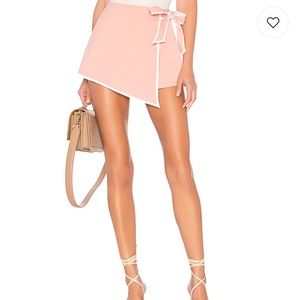 Revolve Pink and White Skort